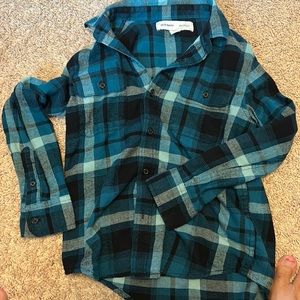 Boys Flannel button down shirt.